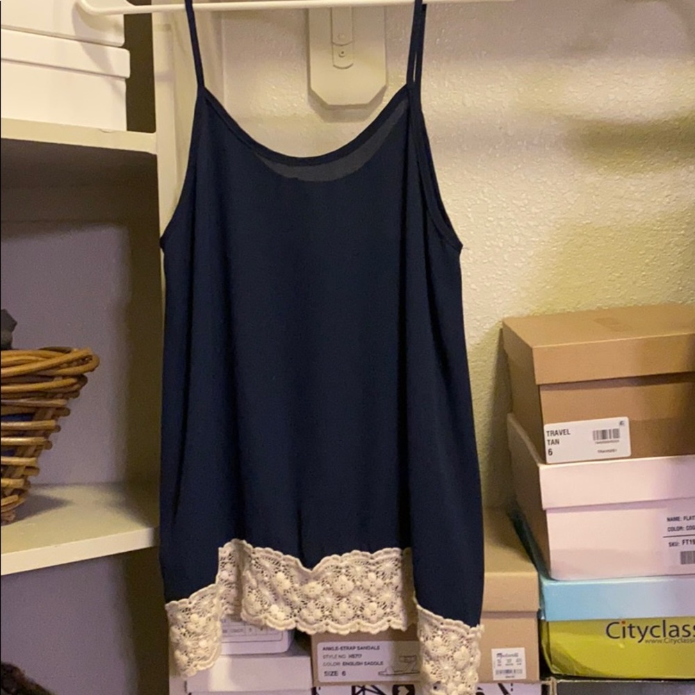 Navy blue tank